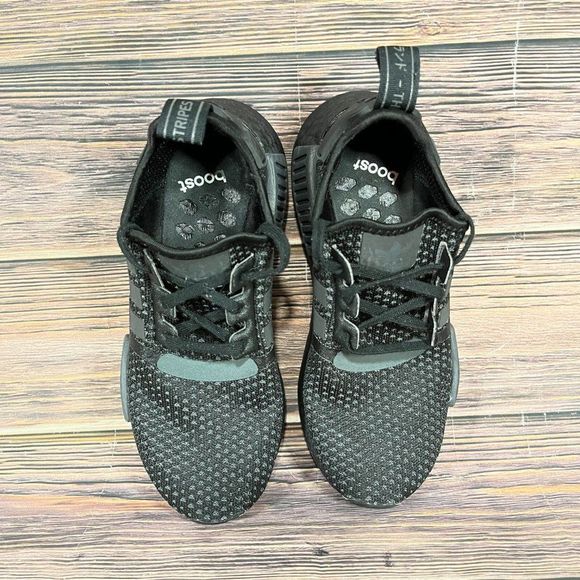 Adidas NMD R1 Women's Black Gray Athletic Shoes - Picture 7 of 8